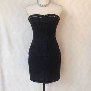 YaYa Aflalo Navy Sheath Dress